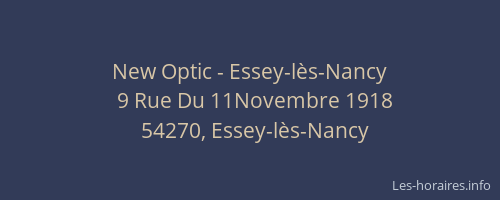 New Optic - Essey-l&egrave;s-Nancy