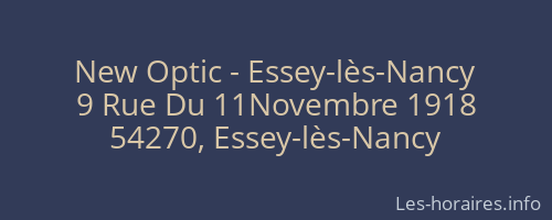 New Optic - Essey-lès-Nancy