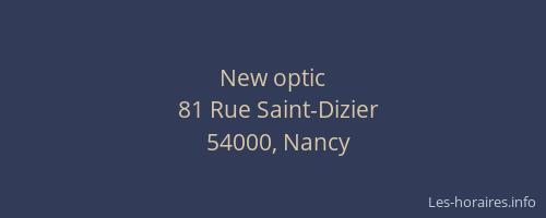 New optic