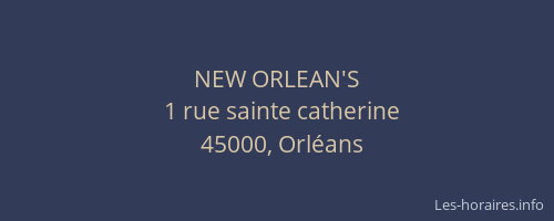 NEW ORLEAN'S