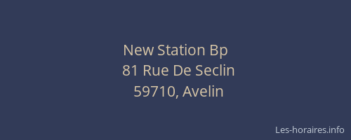 New Station Bp