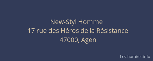 New-Styl Homme