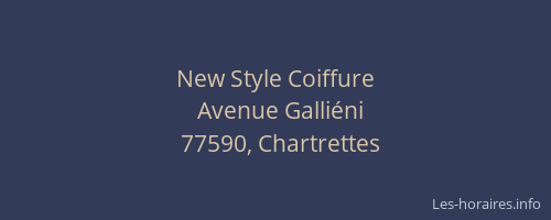 New Style Coiffure