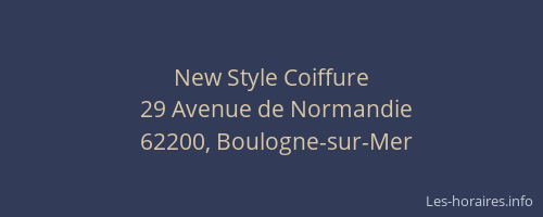 New Style Coiffure
