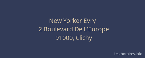 New Yorker Evry