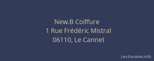 New.B Coiffure
