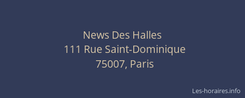 News Des Halles