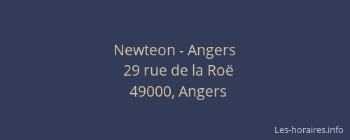 Newteon - Angers
