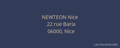 NEWTEON Nice