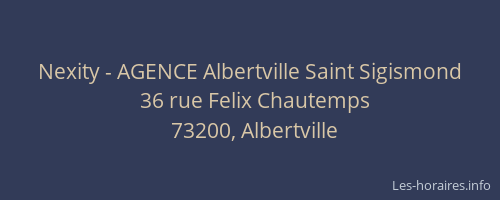 Nexity - AGENCE Albertville Saint Sigismond