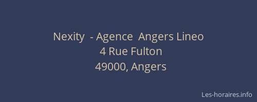 Nexity  - Agence  Angers Lineo