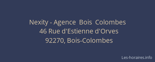 Nexity - Agence  Bois  Colombes