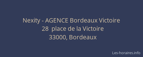Nexity - AGENCE Bordeaux Victoire