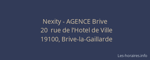 Nexity - AGENCE Brive