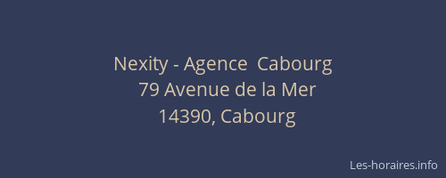 Nexity - Agence  Cabourg