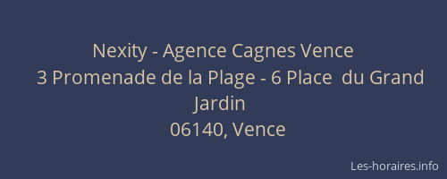 Nexity - Agence Cagnes Vence