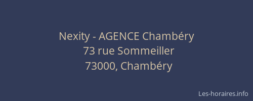 Nexity - AGENCE Chambéry