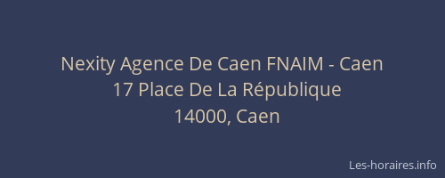 Nexity Agence De Caen FNAIM - Caen