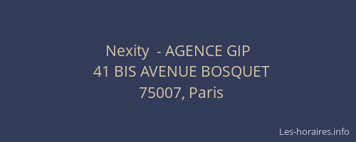 Nexity  - AGENCE GIP