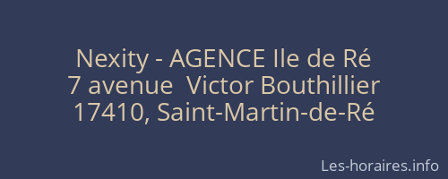 Nexity - AGENCE Ile de Ré