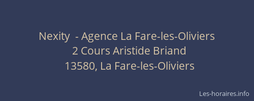 Nexity  - Agence La Fare-les-Oliviers
