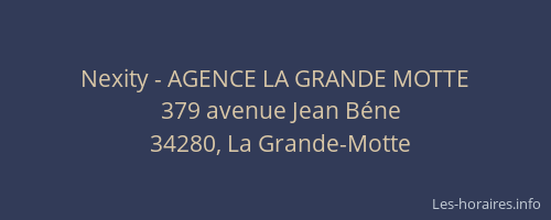 Nexity - AGENCE LA GRANDE MOTTE