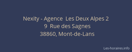 Nexity - Agence  Les Deux Alpes 2