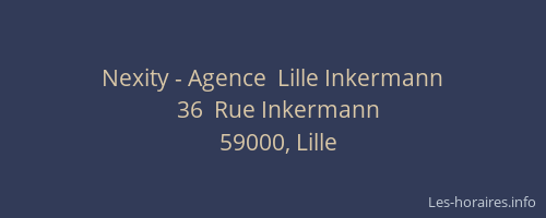 Nexity - Agence  Lille Inkermann