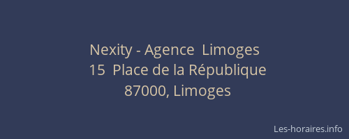 Nexity - Agence  Limoges
