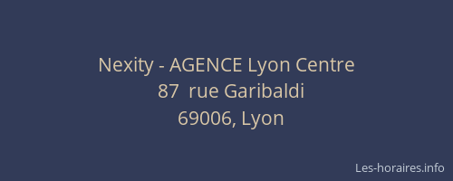 Nexity - AGENCE Lyon Centre