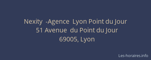 Nexity  -Agence  Lyon Point du Jour