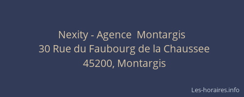 Nexity - Agence  Montargis