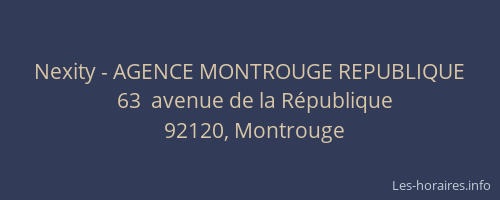 Nexity - AGENCE MONTROUGE REPUBLIQUE