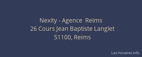 Nexity - Agence  Reims