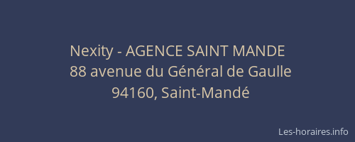 Nexity - AGENCE SAINT MANDE