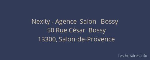 Nexity - Agence  Salon   Bossy