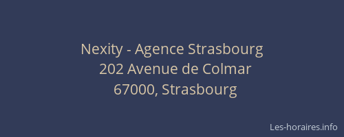 Nexity - Agence Strasbourg
