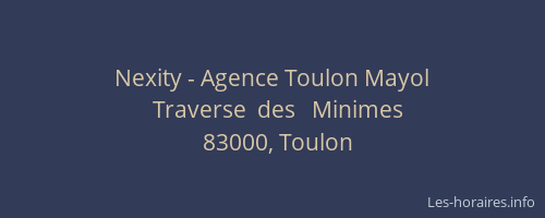Nexity - Agence Toulon Mayol
