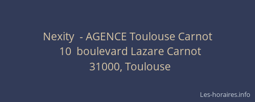 Nexity  - AGENCE Toulouse Carnot