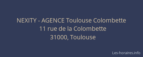NEXITY - AGENCE Toulouse Colombette