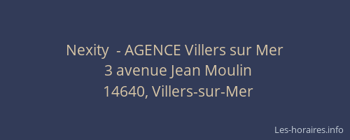 Nexity  - AGENCE Villers sur Mer