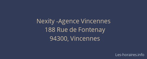 Nexity -Agence Vincennes