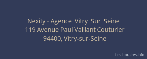 Nexity - Agence  Vitry  Sur  Seine