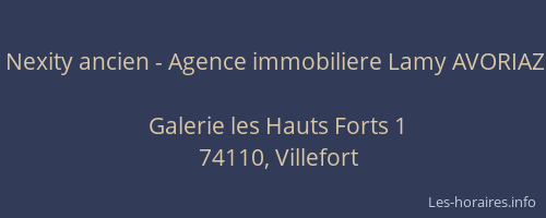 Nexity ancien - Agence immobiliere Lamy AVORIAZ