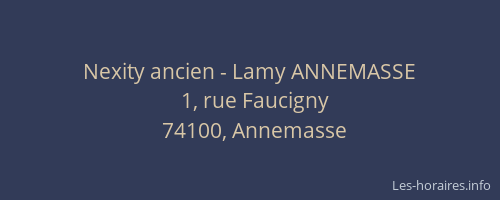 Nexity ancien - Lamy ANNEMASSE