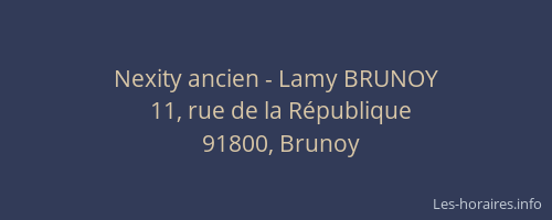 Nexity ancien - Lamy BRUNOY