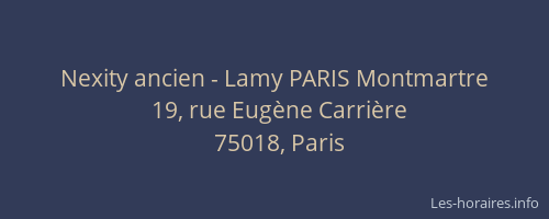 Nexity ancien - Lamy PARIS Montmartre