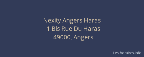 Nexity Angers Haras