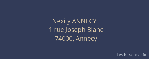Nexity ANNECY