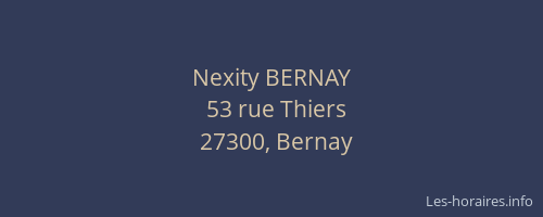 Nexity BERNAY